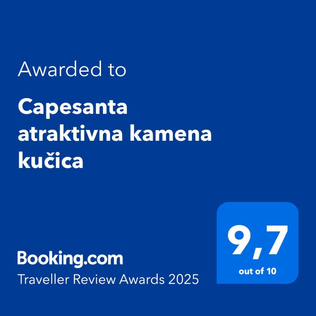 Capesanta Atraktivna Kamena Kucica Villa Lukoran Eksteriør billede